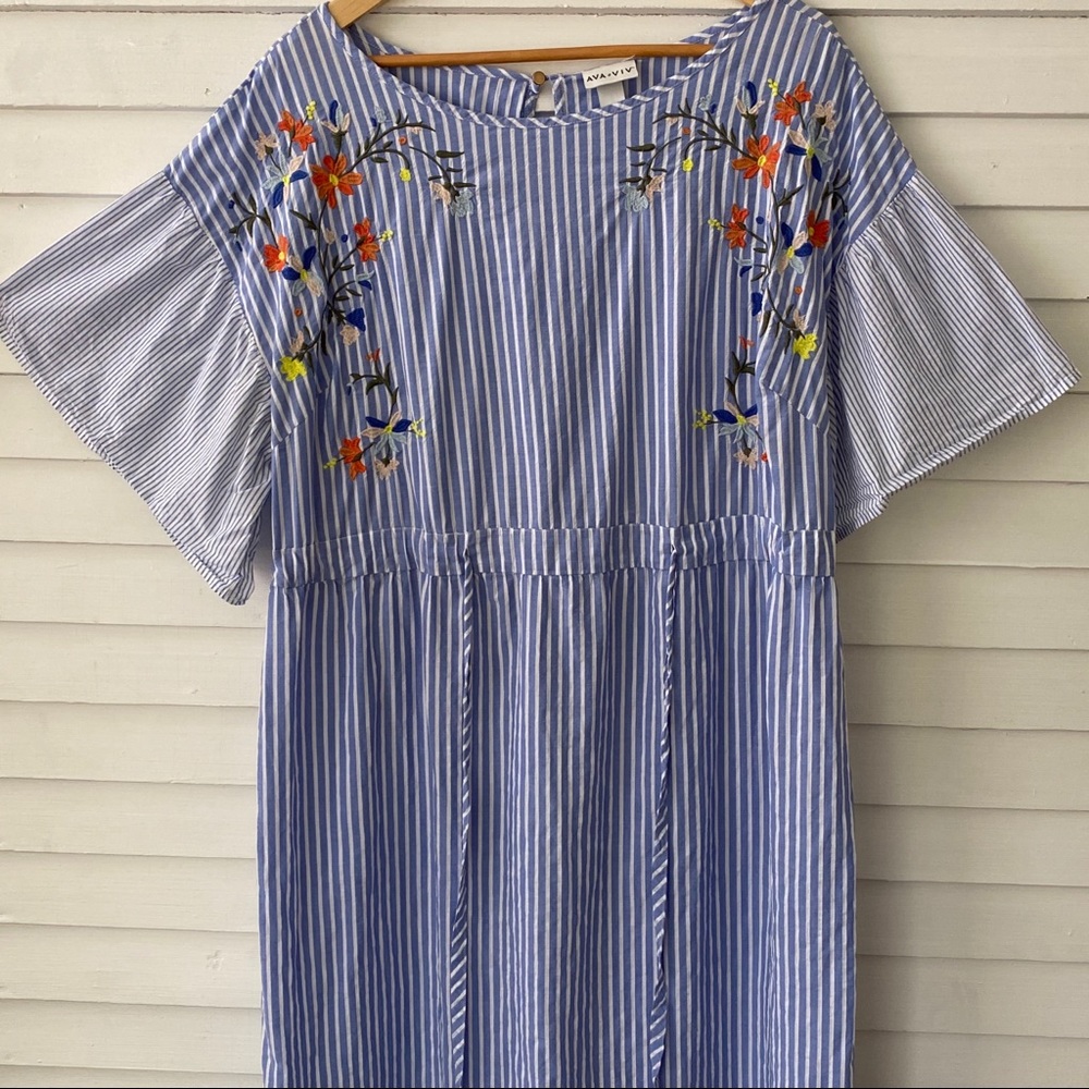 Floral Embroidered Dress